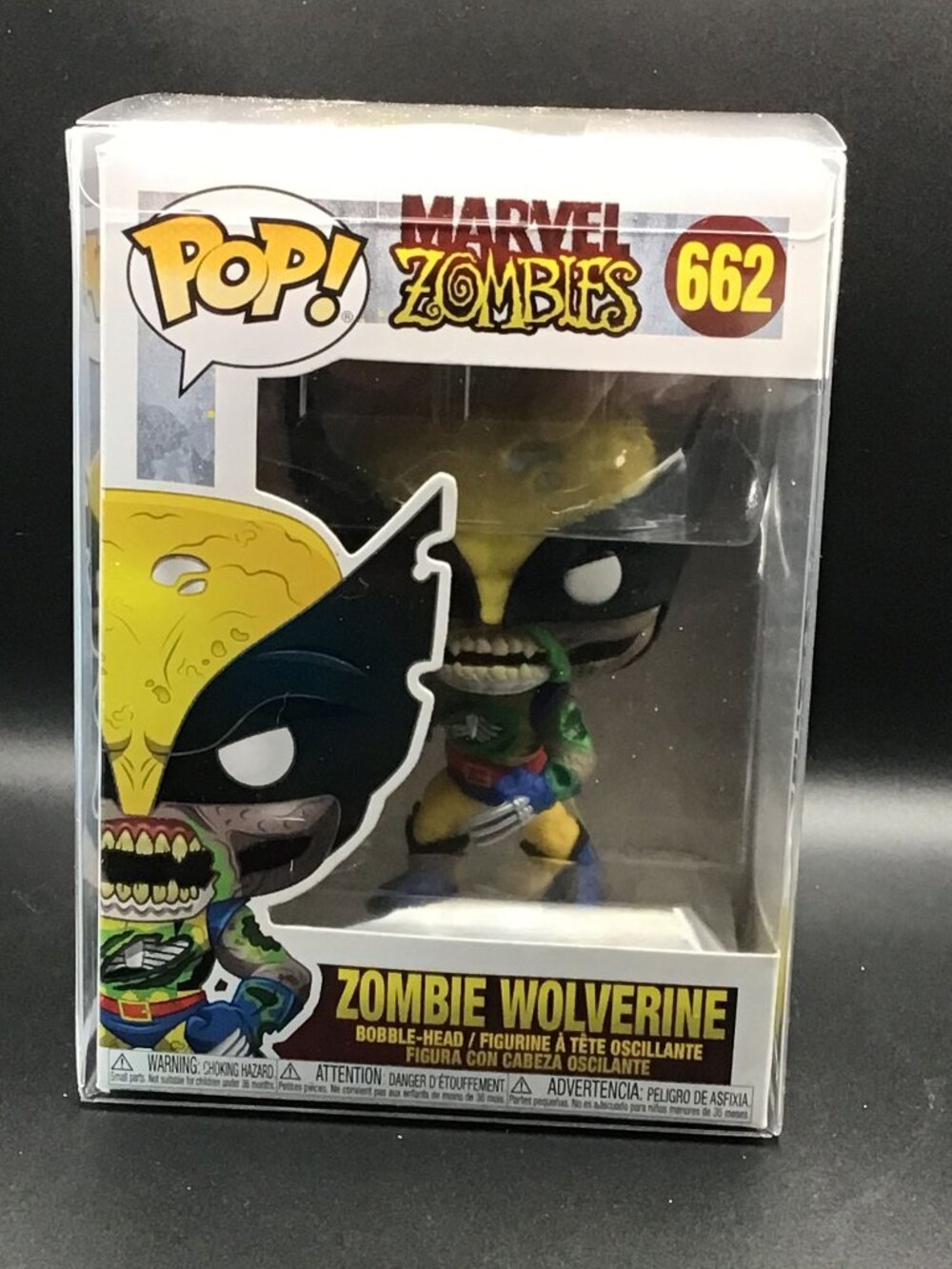 Funko Pop Marvel Zombies Zombie Wolverine #662 Vinyl Figure w/Pop Protector New